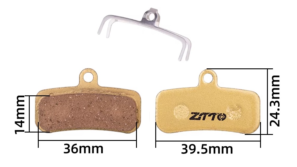 Купить Тормозные колодки ZТТO MJ-01E для тормозов SAINT M810, M820/ZEEM 640/QUADIEM