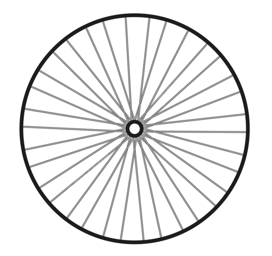 Купить Колесо заднее EVOLUTION 27,5 дюймов  трещ./гайка/диск