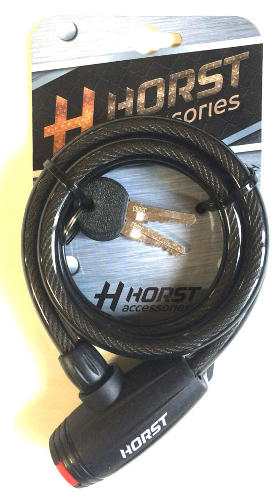 Купить Замок велосипедный HORST 10х1200мм 09-100162