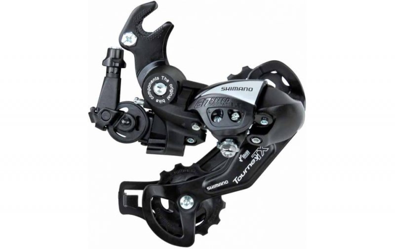 Купить Переключатель задний Shimano Tourney RD-TX55 крепление на ось ERDTX55B