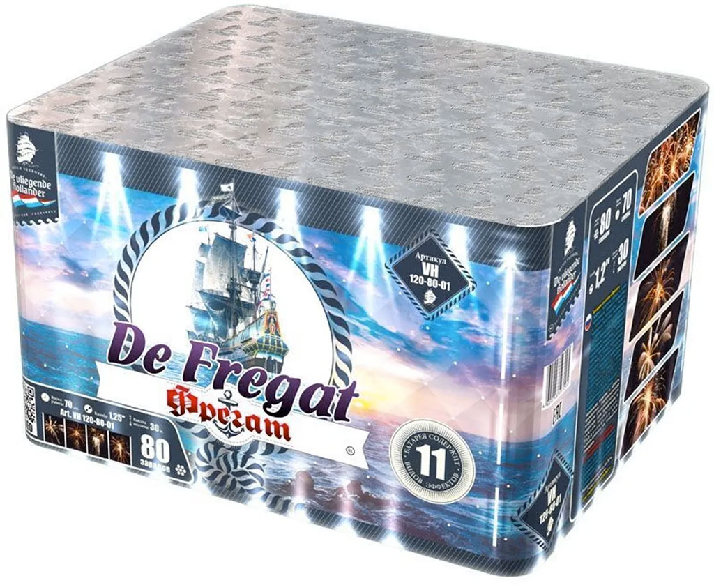 Купить Батарея салютов Фрегат / De Fregat, 80 залпов, VH120-80-01