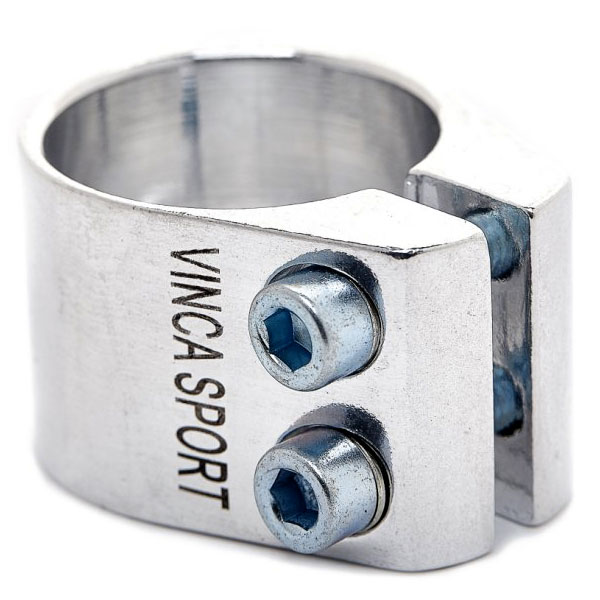Купить Хомут подседельный VINCA SPORT VC 11-1, 31.8 мм серебро