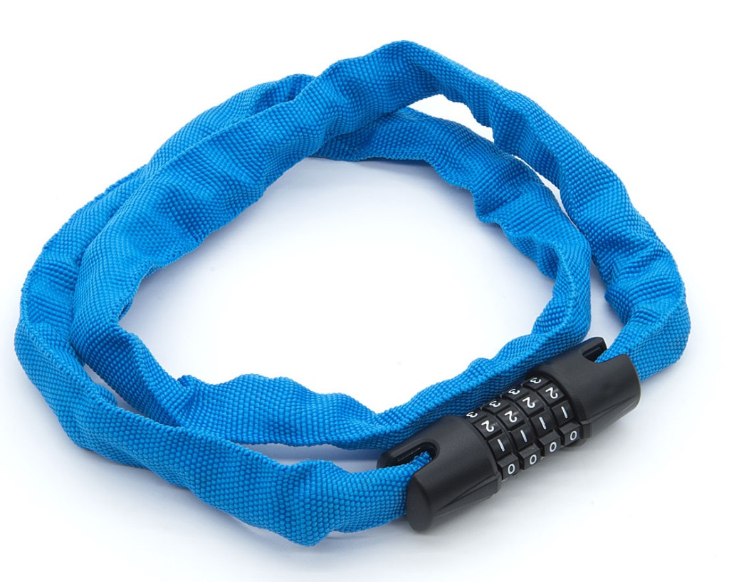 Купить Замок велосипедный кодовый AUTHOR ACHL-40, 4х900мм, синий