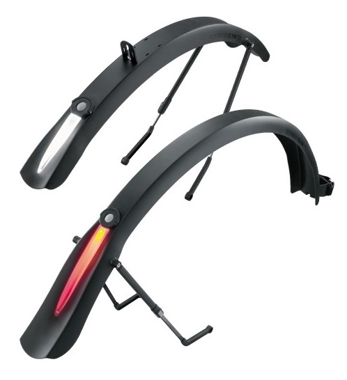 Купить Комплект крыльев TOPEAK DeFender iGlow TX, 28 дюймов , черные, с фонарем