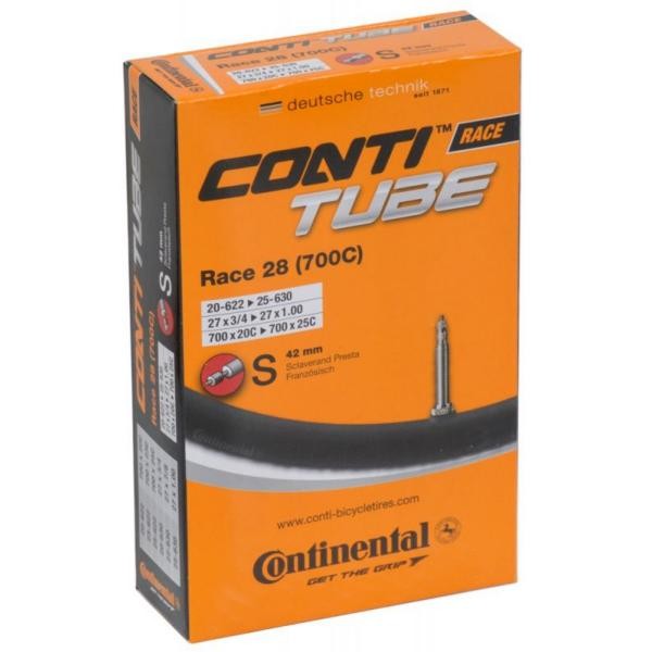Купить Камера CONTINENTAL race 28 дюймов  700x20-25, вело 42мм