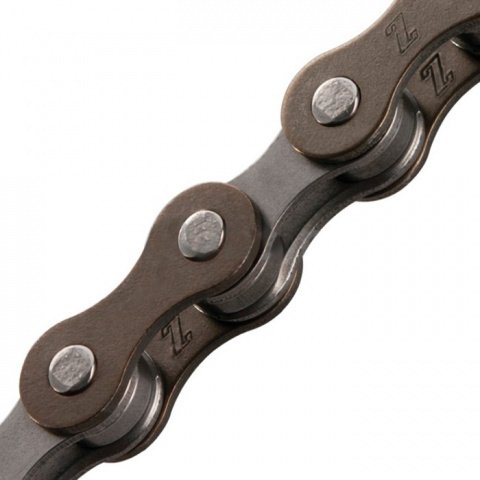 Купить Цепь 6ск. KMC Z33(1/2 дюймов х3/32 дюймов x116L)MissingLink/Brown/DarkSilver