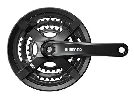 Купить Система SHIMANO TOURNEY TY501, 170мм, 48/38/28, под квадрат, для 7-8 ск.