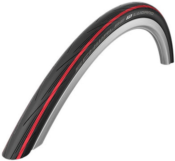 Купить Покрышка 700x25C Schwalbe Lugano II черно-красная