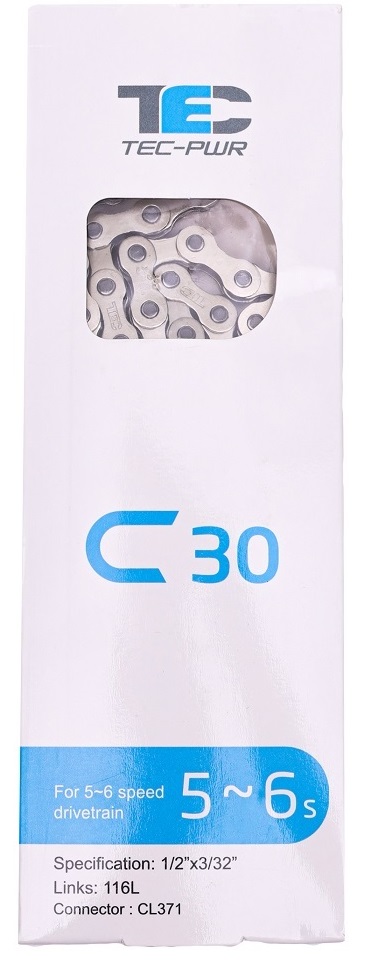Купить Цепь TEC C30 5-6ск., 116 звеньев, с замком