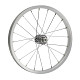 Купить Колесо заднее 20 дюймов  ЖВМЗ silver (SF-CT01-1)175мм/19/36H/Гайка/1ск/18T/AV